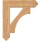 Ekena Millwork Westlake Arts & Crafts Smooth Bracket, Western Red Cedar, 5 1/2"W x 28"D x 32"H BKT06X28X32WTL03SWR - alternate 3
